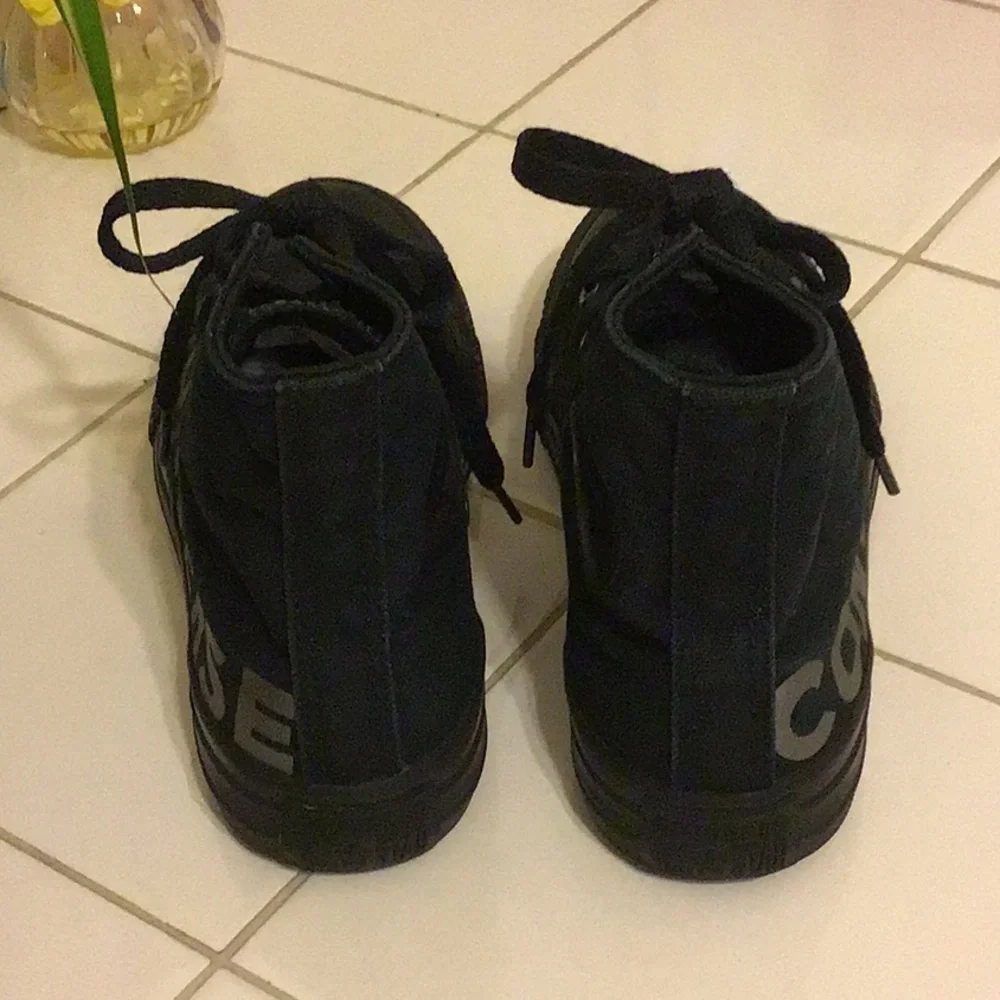 ‘Converse’ All Star Black Canvas Hi-Top Sneakers